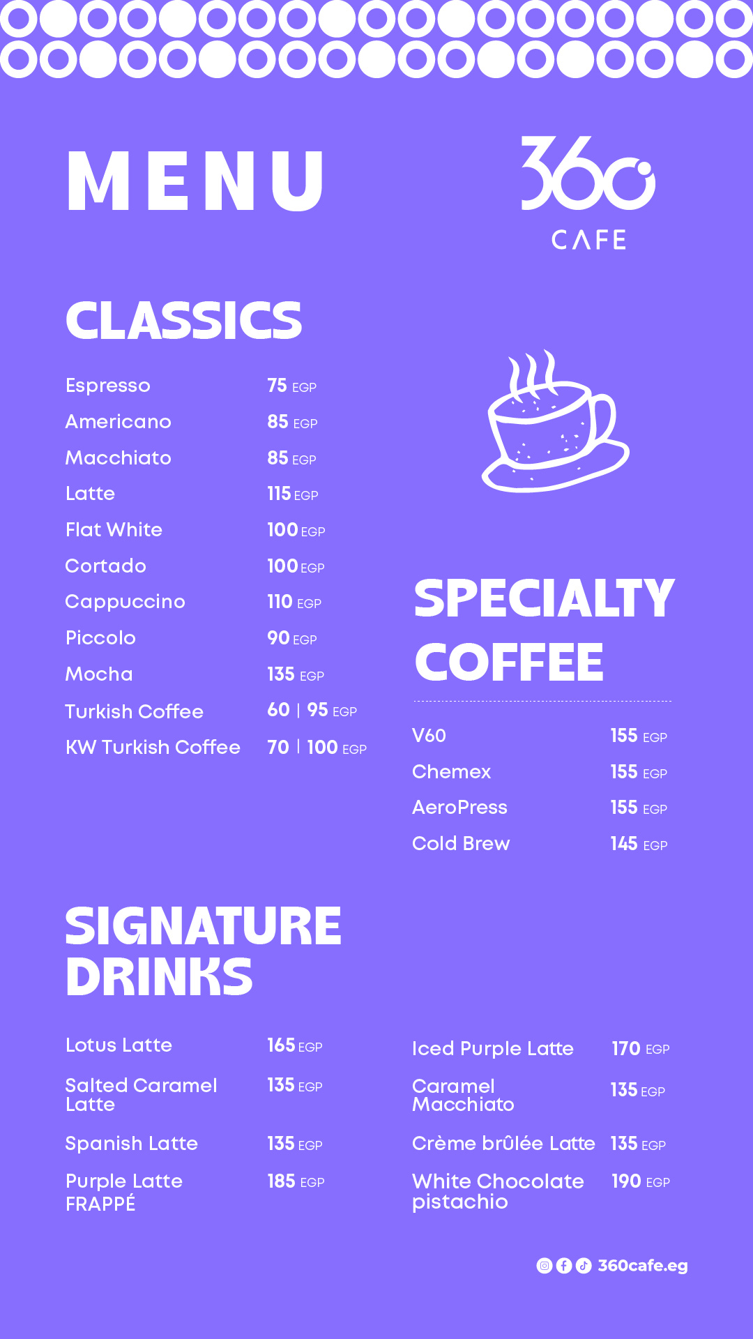 Menu Page 1