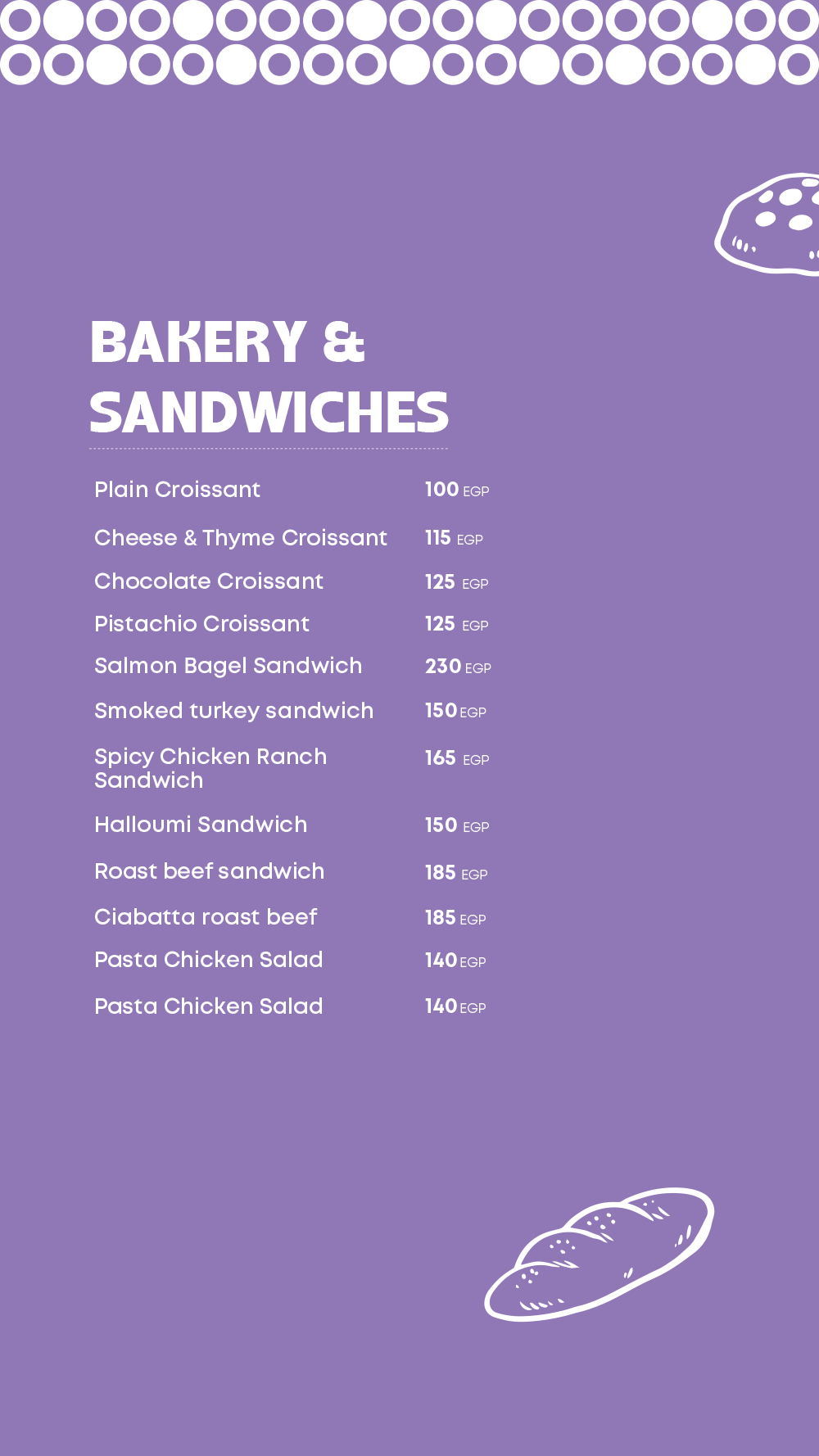 Menu Page 4