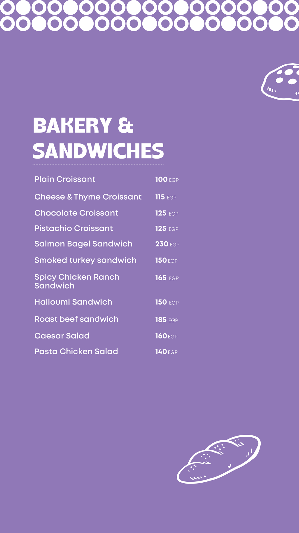 Menu Page 4